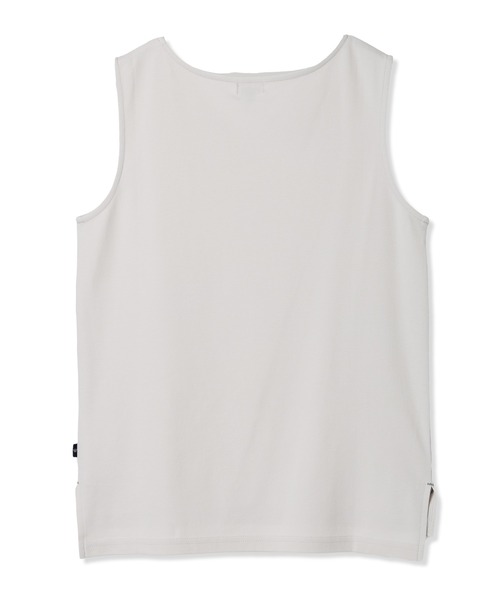 Petit Honfleur（プチオンフルール）の「【接触冷感・UVカット】タンクトップ（Tシャツ/カットソー・レディース・ブラック/グレー/ホワイト・M/L）」の10枚目の写真