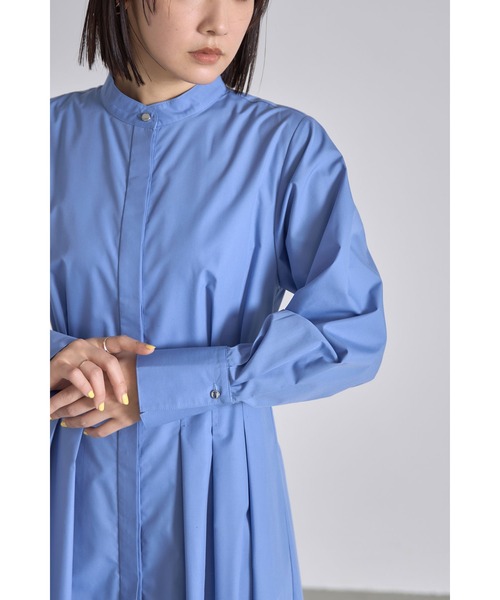 &. NOSTALGIA（アンドドットノスタルジア）の「ウエストタックシャツワンピース（長袖）（シャツワンピース・レディース・ブルー/ネイビー/ベージュ・M）」の22枚目の写真