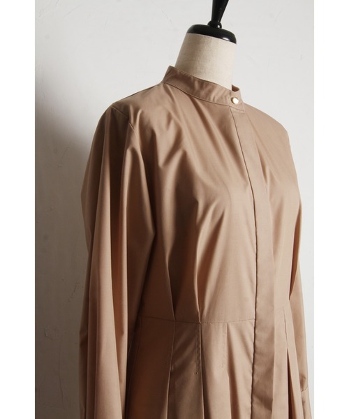 &. NOSTALGIA（アンドドットノスタルジア）の「ウエストタックシャツワンピース（長袖）（シャツワンピース・レディース・ブルー/ネイビー/ベージュ・M）」の11枚目の写真