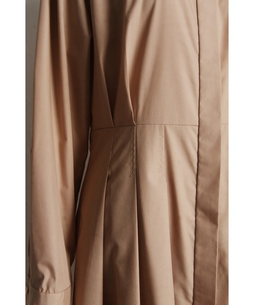 &. NOSTALGIA（アンドドットノスタルジア）の「ウエストタックシャツワンピース（長袖）（シャツワンピース・レディース・ブルー/ネイビー/ベージュ・M）」の12枚目の写真