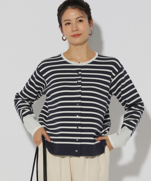 Elura(エルーラ)の「カットソーライクニットカーディガン/289226(カーディガン/ボレロ・レディース・ネイビー/イエロー/ブラック系その他・FREE)」の20枚目の写真