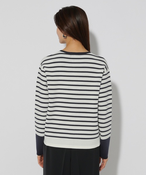 Elura(エルーラ)の「カットソーライクニットカーディガン/289226(カーディガン/ボレロ・レディース・ネイビー/イエロー/ブラック系その他・FREE)」の11枚目の写真