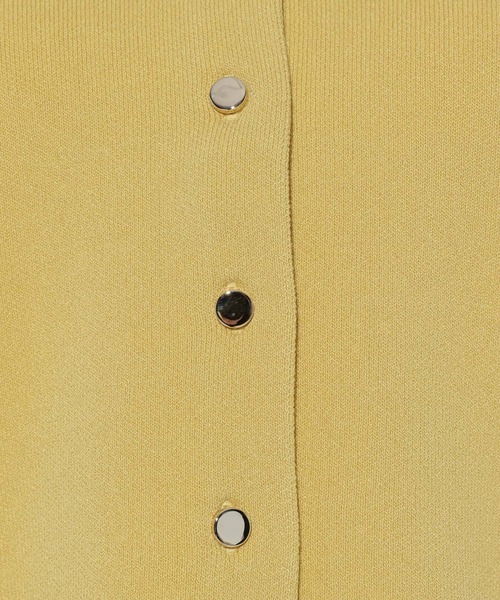 Elura(エルーラ)の「カットソーライクニットカーディガン/289226(カーディガン/ボレロ・レディース・ネイビー/イエロー/ブラック系その他・FREE)」の5枚目の写真
