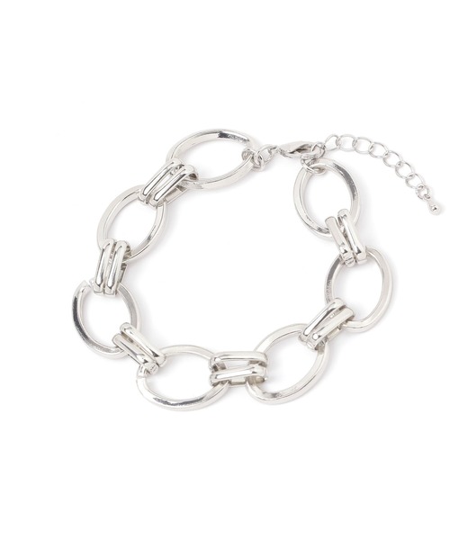 studio CLIP（スタディオクリップ）の「メタル輪っかチェーンブレス（ブレスレット・レディース・その他2/その他1・FREE）」の2枚目の写真