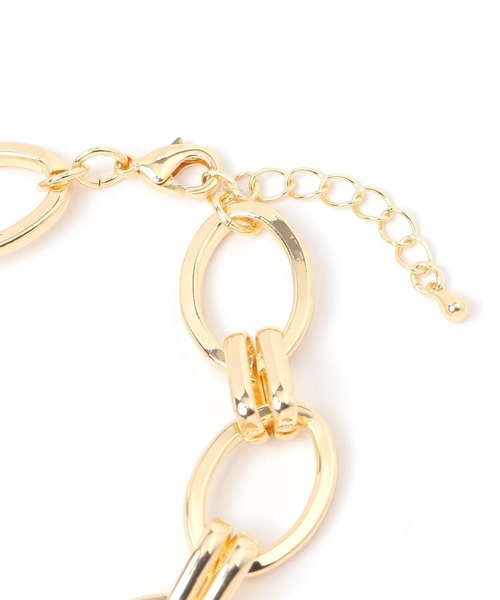 studio CLIP（スタディオクリップ）の「メタル輪っかチェーンブレス（ブレスレット・レディース・その他2/その他1・FREE）」の3枚目の写真