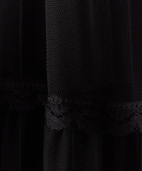 ROOPTOKYO（ループトウキョウ）の「レースモチーフ ティアードロングスカート（スカート・レディース・ブラウン/ベージュ/ブラック・FREE）」の10枚目の写真