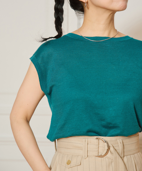 新品IENA LA BOUCLE Linen フレンチスリーブプルオーバー セール】IENA LA BOUCLE Linen フレンチスリーブプルオーバー