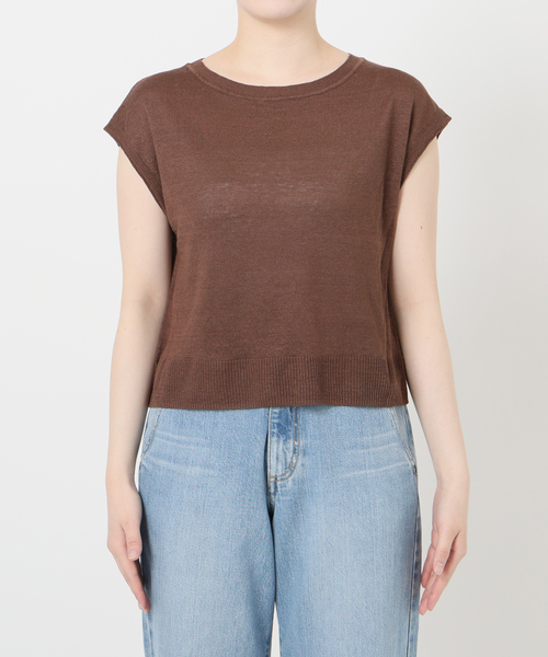 セール】IENA LA BOUCLE Linen フレンチスリーブプルオーバー