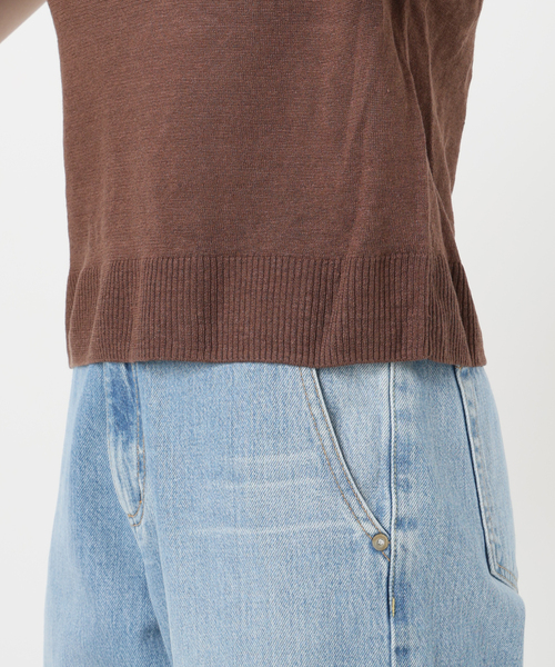 セール】IENA LA BOUCLE Linen フレンチスリーブプルオーバー