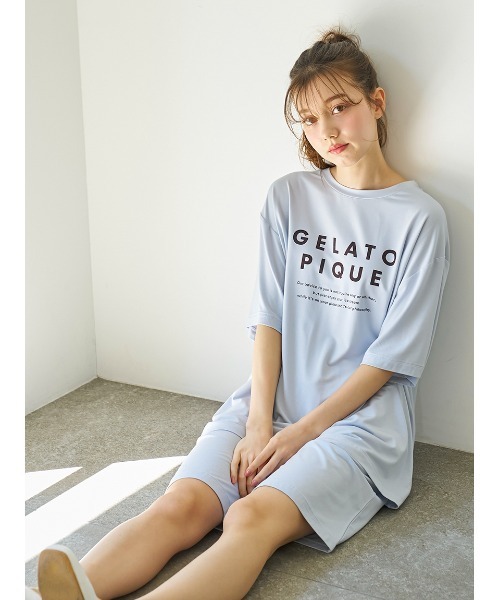 ♡ジェラートピケ 【接触冷感】COOLレーヨンデザートロゴTシャツ