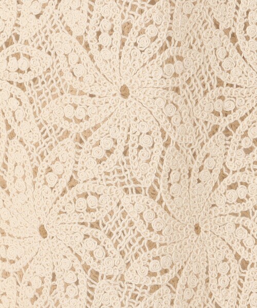 セール】ウィンドミルクロシェ ノースリーブワンピース（ワンピース