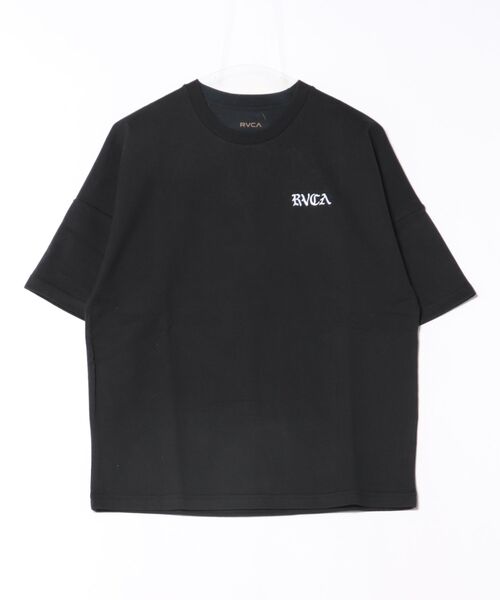 RVCA（ルーカ）の「RVCA/ルーカ Tシャツ ブランドロゴ BF04C-P20（Tシャツ/カットソー・レディース・ブラック/ホワイト・S/M/L）」の4枚目の写真