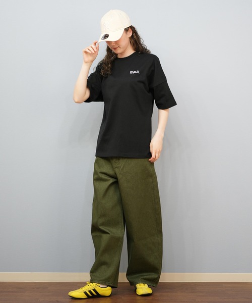 RVCA（ルーカ）の「RVCA/ルーカ Tシャツ ブランドロゴ BF04C-P20（Tシャツ/カットソー・レディース・ブラック/ホワイト・S/M/L）」の7枚目の写真