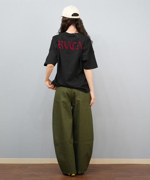 RVCA（ルーカ）の「RVCA/ルーカ Tシャツ ブランドロゴ BF04C-P20（Tシャツ/カットソー・レディース・ブラック/ホワイト・S/M/L）」の8枚目の写真