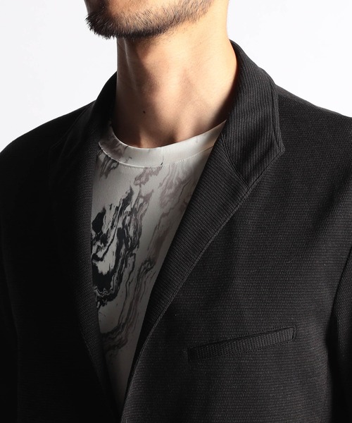 NICOLE CLUB FOR MEN（ニコルクラブフォーメン）の「7分袖イタリアンカラージャケット（その他アウター・メンズ・ライトグレー/グレー/ブラック/ブルー/ラベンダー・MEDIUM/LARGE/X-LARGE）」の10枚目の写真