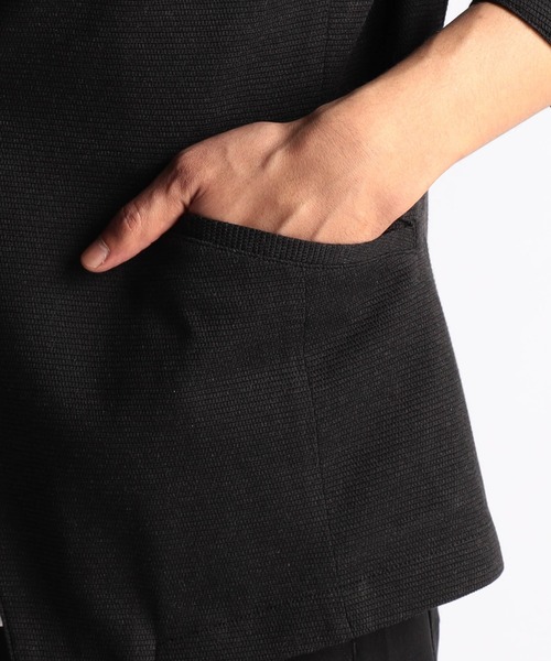 NICOLE CLUB FOR MEN（ニコルクラブフォーメン）の「7分袖イタリアンカラージャケット（その他アウター・メンズ・ライトグレー/グレー/ブラック/ブルー/ラベンダー・MEDIUM/LARGE/X-LARGE）」の12枚目の写真