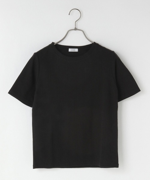 LOWRYS FARM(ローリーズファーム)の「パターンメッシュタイト5S 321182(Tシャツ/カットソー・レディース・ブラック/グレー/オフホワイト・FREE)」の2枚目の写真