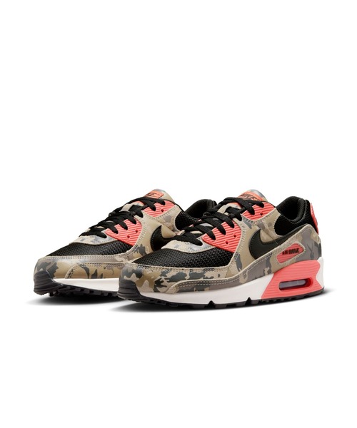 NIKE(ナイキ)の「AIR MAX 90 PRM(スニーカー・メンズ・ブラウン系カモフラージュ・26.5cm/28.0cm/27.0cm/26.0cm/28.5cm/27.5cm)」の1枚目の写真