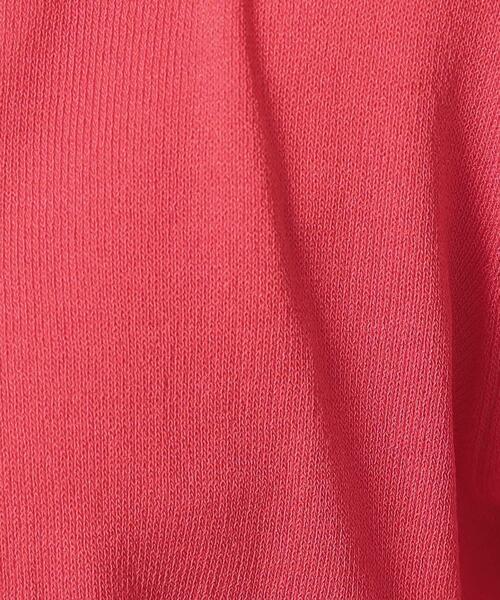 ITS'DEMO（イッツデモ）の「【UVカット／アンチピリング／手洗い可】クルーニットカーディガン（カーディガン/ボレロ・レディース・オフホワイト/ライトベージュ/レッド系1/サックスブルー/ネイビー・38/40）」の20枚目の写真