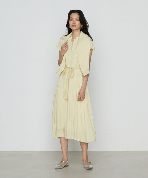 K.T KIYOKO TAKASE(キヨコタカセ)の「シャンブレーカッセン シャツドレス(ワンピース・レディース・チャコール/レモンイエロー/カーキ/ブルー系・9号/7号)」の11枚目の写真