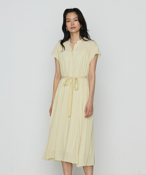   半袖 タイベルト シャツ ワンピース ドレス ZARA（ザラ）の「ベルト付きシャツワンピース 白 タイベルト付き