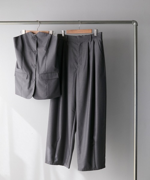 Tuck wide slacks / タックワイドスラックスパンツ