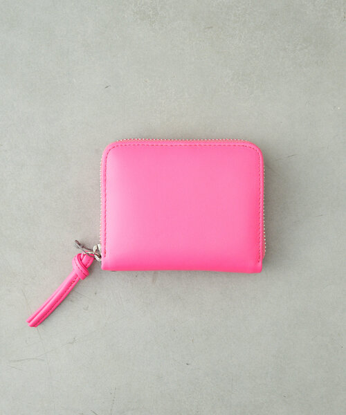 BIRTHDAY BAR（バースデイバー）の「【perche ペルケ】蛍光レザーストラップ付ジャバラカードウォレット（財布・レディース・ピンク/グリーン/イエロー・0）」の6枚目の写真