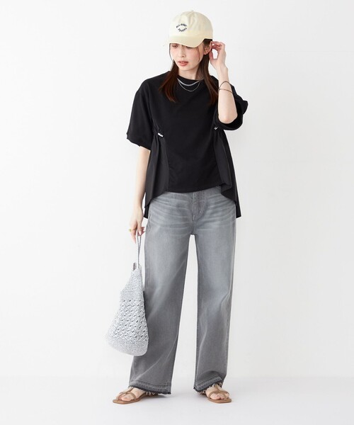 19180円 IRO＋IRO お天気カラーのドッキングWeatherトップス SHIPS Colors:〈洗濯機可能〉ミニ裏毛 ドッキング トップス◇（T