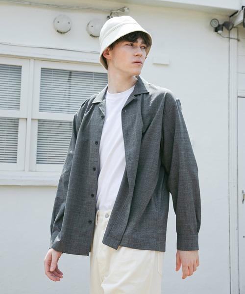 セール】『別注』BROOKS BROTHERS×UR OPEN COLLAR L/S SHIRTS