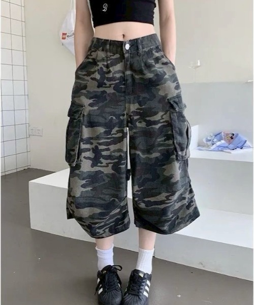セール】【LAMPOON】迷彩カーゴハーフパンツ（その他パンツ）｜VIBGYOR