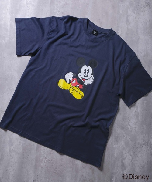 Disney(ディズニー)の「【Disney/ディズニー】 MICKEY ミッキーマウス オーバーサイズ 半袖Tシャツ(Tシャツ/カットソー・メンズ・ホワイト系1/ホワイト系2/グレー系2/グレー系3/グレー系4/チャコール/モカ/ネイビー/ホワイト系3/杢グレー/グリーン系1/ホワイト/グレー系1/グリーン/ネイビー系1・M/L/XL)」の18枚目の写真