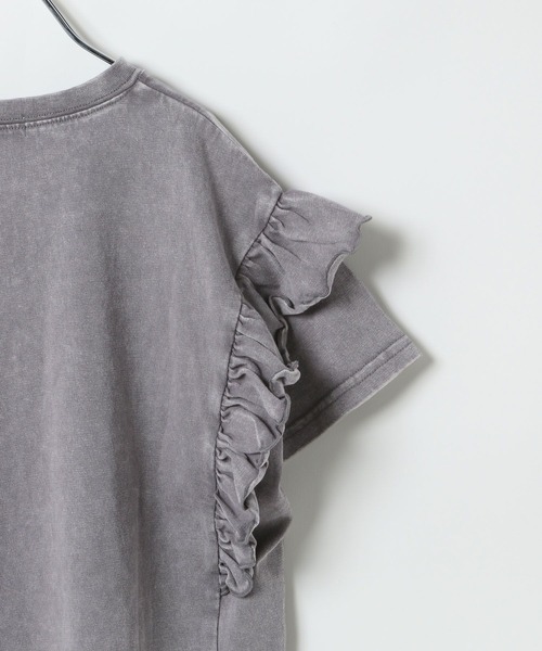 GLOBAL WORK(グローバルワーク)の「ヴィンテージ加工フリル/T/327189(Tシャツ/カットソー・キッズ・グレー系8/グレー系9・110cm/100cm/120cm)」の13枚目の写真