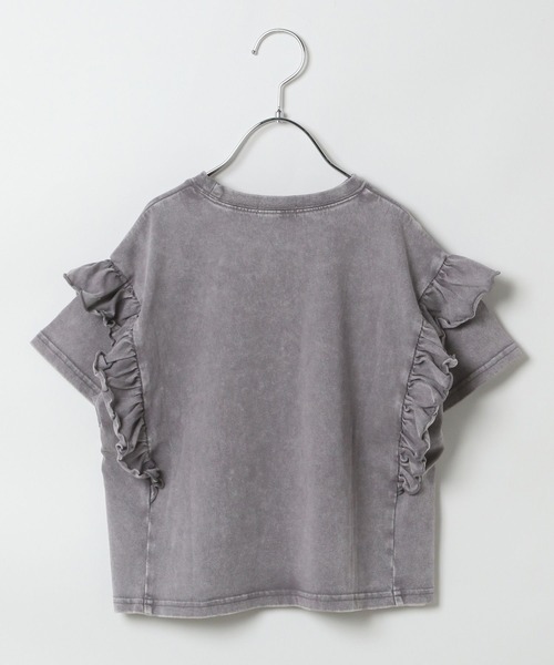 GLOBAL WORK(グローバルワーク)の「ヴィンテージ加工フリル/T/327189(Tシャツ/カットソー・キッズ・グレー系8/グレー系9・110cm/100cm/120cm)」の16枚目の写真
