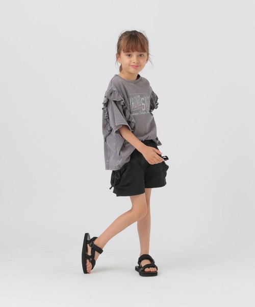 GLOBAL WORK(グローバルワーク)の「ヴィンテージ加工フリル/T/327189(Tシャツ/カットソー・キッズ・グレー系8/グレー系9・110cm/100cm/120cm)」の20枚目の写真