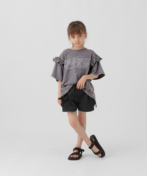 GLOBAL WORK(グローバルワーク)の「ヴィンテージ加工フリル/T/327189(Tシャツ/カットソー・キッズ・グレー系8/グレー系9・110cm/100cm/120cm)」の21枚目の写真