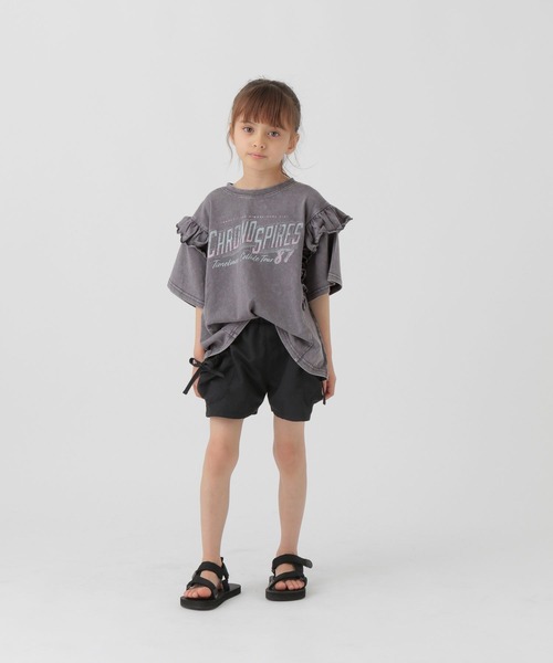GLOBAL WORK(グローバルワーク)の「ヴィンテージ加工フリル/T/327189(Tシャツ/カットソー・キッズ・グレー系8/グレー系9・110cm/100cm/120cm)」の22枚目の写真