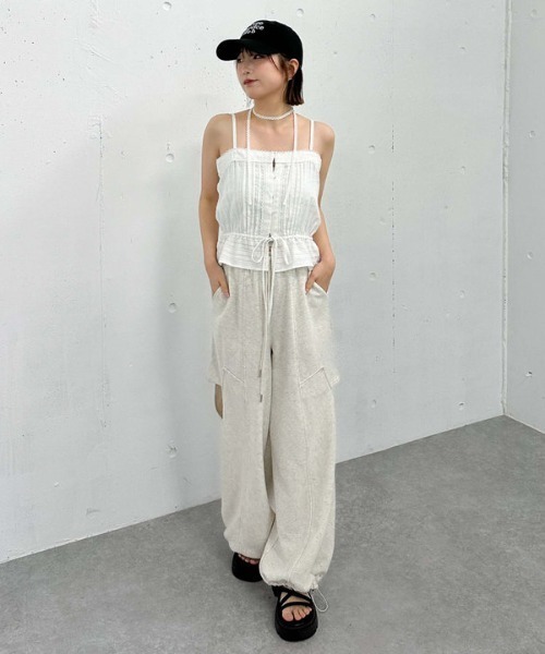 archives（アルシーヴ）の「コットンレースピンタックビスチェ（その他トップス・レディース・オフホワイト/ブラック/ベージュ・MEDIUM）」の20枚目の写真