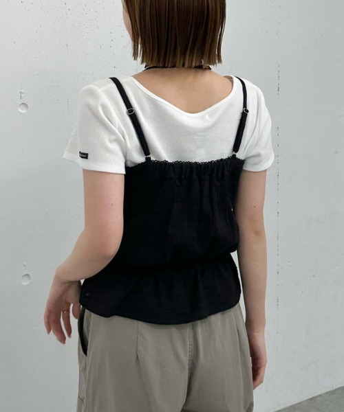 archives（アルシーヴ）の「コットンレースピンタックビスチェ（その他トップス・レディース・オフホワイト/ブラック/ベージュ・MEDIUM）」の13枚目の写真