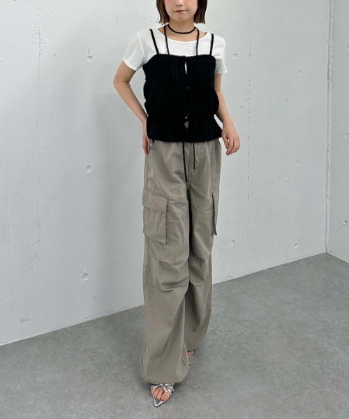 archives（アルシーヴ）の「コットンレースピンタックビスチェ（その他トップス・レディース・オフホワイト/ブラック/ベージュ・MEDIUM）」の11枚目の写真