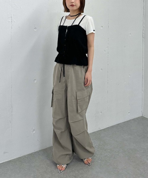 archives（アルシーヴ）の「コットンレースピンタックビスチェ（その他トップス・レディース・オフホワイト/ブラック/ベージュ・MEDIUM）」の10枚目の写真