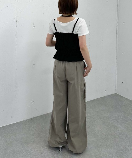 archives（アルシーヴ）の「コットンレースピンタックビスチェ（その他トップス・レディース・オフホワイト/ブラック/ベージュ・MEDIUM）」の9枚目の写真