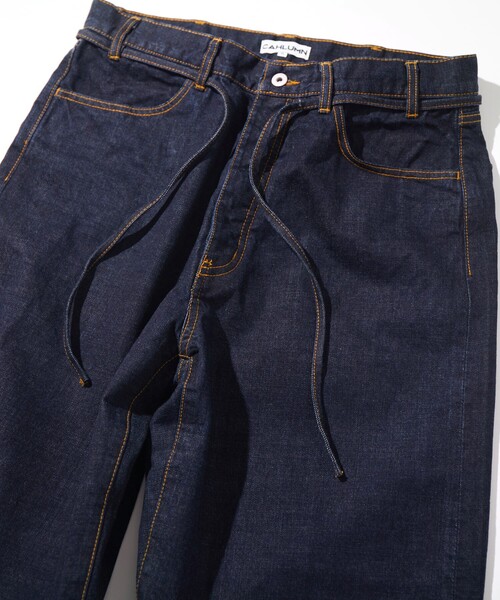CAHLUMNカウラム セルビッジ デニムパンツ バギーユーズド タグ付き CAHLUMN ジーンズ CAHLUMN/カウラム Selvedge Denim Pant “Baggy