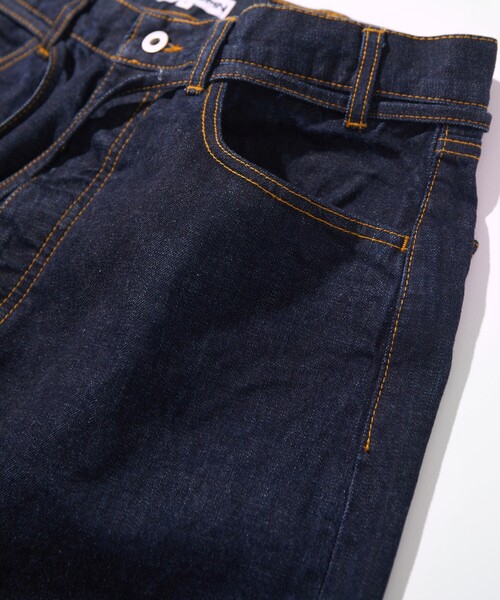 CAHLUMN(カウラム)の「CAHLUMN/カウラム Selvedge Denim Baggy Shorts/セルビッジ デニム バギーショーツ(その他パンツ・メンズ・ブラック/ネイビー・SMALL/MEDIUM/LARGE/X-LARGE/XX-LARGE)」の3枚目の写真