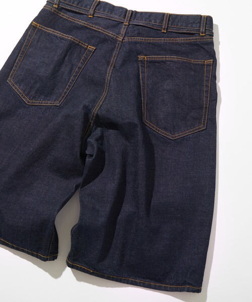 CAHLUMN/カウラム Selvedge Denim Baggy Shorts/セルビッジ デニム