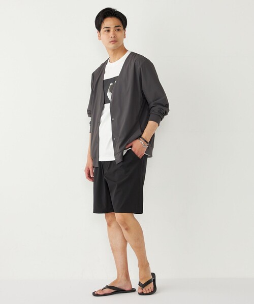SHIPS 一点物 レザー ショートパンツ ZIPフェイクレザーショートパンツ[品番：MKSW0004569]｜GYDA
