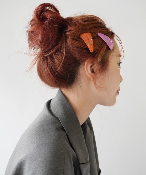 YVMIN X SHUSHUTONG / Pave Gemstone Bow Hair Pin