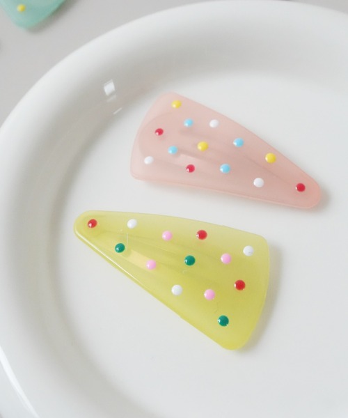 mignonnehandmade ヘアピン６本セット heyep(ヘイップ)Stud Hair Clips-4Piece Set(スタッズ ヘア