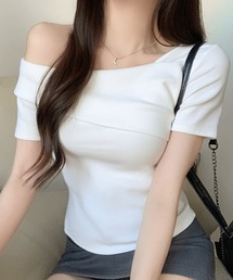 日本未入荷 CHUU★レースキャミワンショルダーカットソー miniministore｜キャミソール オフショルダー レース | Rakuten