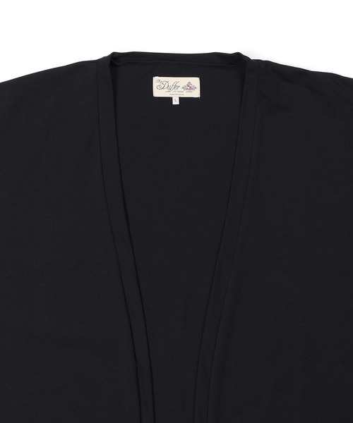 The DUFFER of ST.GEORGE（ザダファーオブセントジョージ）の「「AIR FLEX」MOSS STITCH "KINAGASI" CARDIGAN：高収縮機能素材「エアフレックス」鹿の子編み 着流しカーディガン（カーディガン/ボレロ・メンズ・ネイビー/ライトグレー/ホワイト・X-LARGE/LARGE/MEDIUM/SMALL）」の15枚目の写真