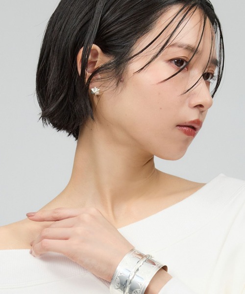 BABYLONE（バビロン）の「【ADRAR】STUDS EARRING（ピアス（両耳用）・レディース・シルバー・フリー）」の2枚目の写真